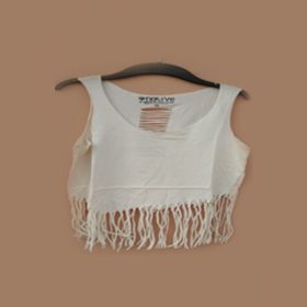 Ladies long neck fashion top, 100% Cotton S/J 180 GSM